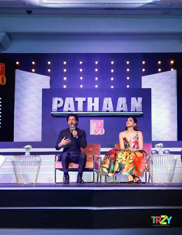 SRK and Deepika Padukone for pathan movie promotion by trzy the movie marketing agency