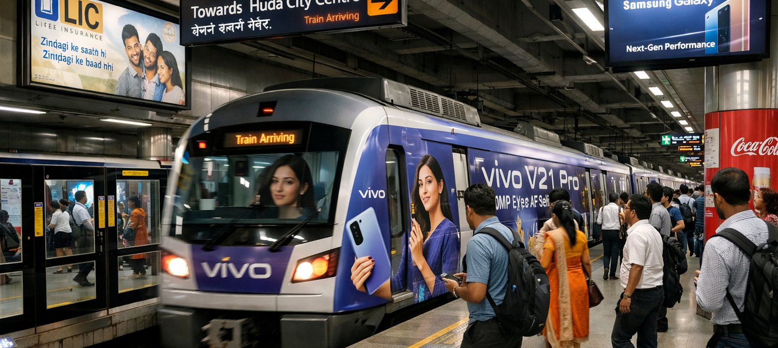 metro transport advertising marketing