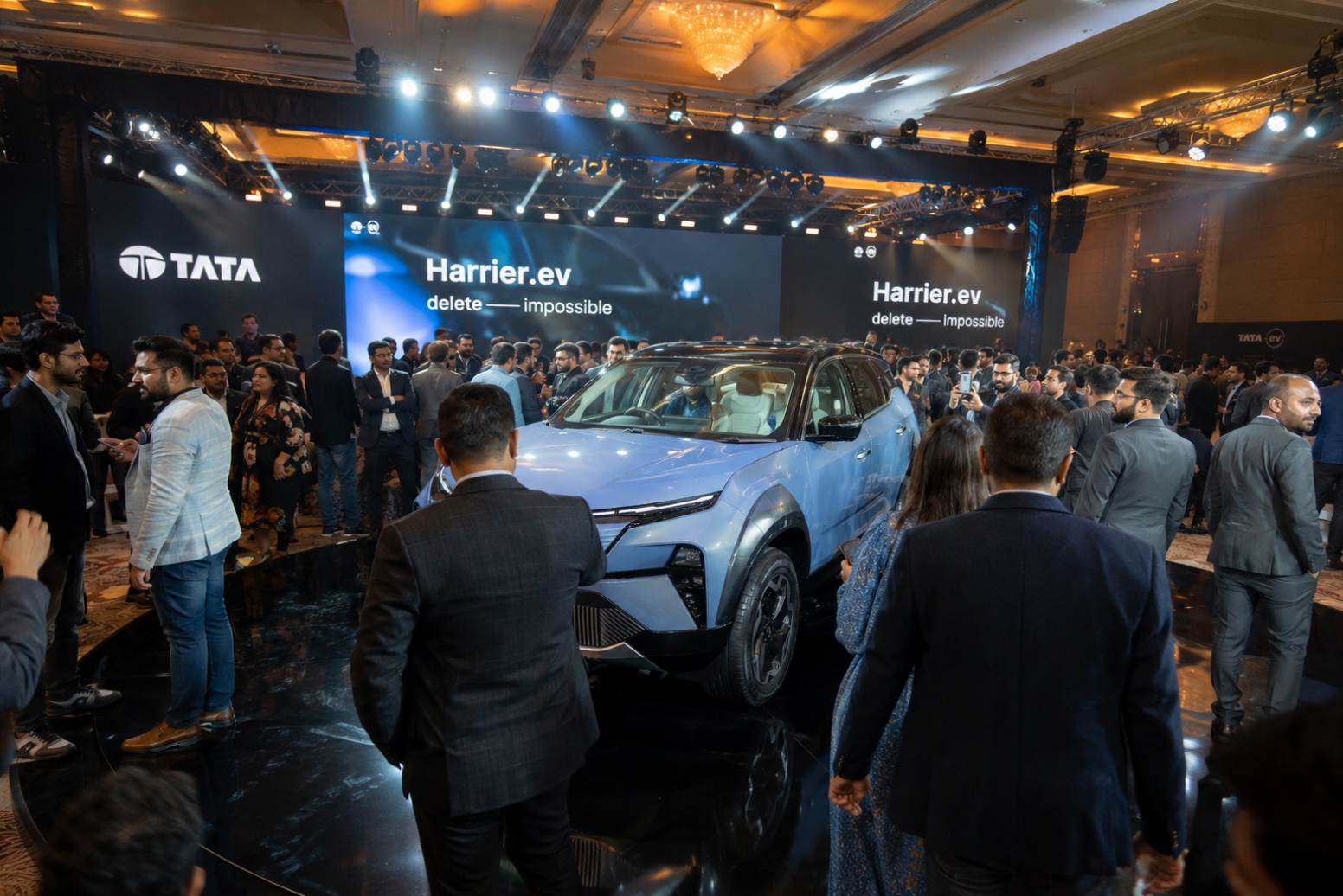 tata ev car launch event