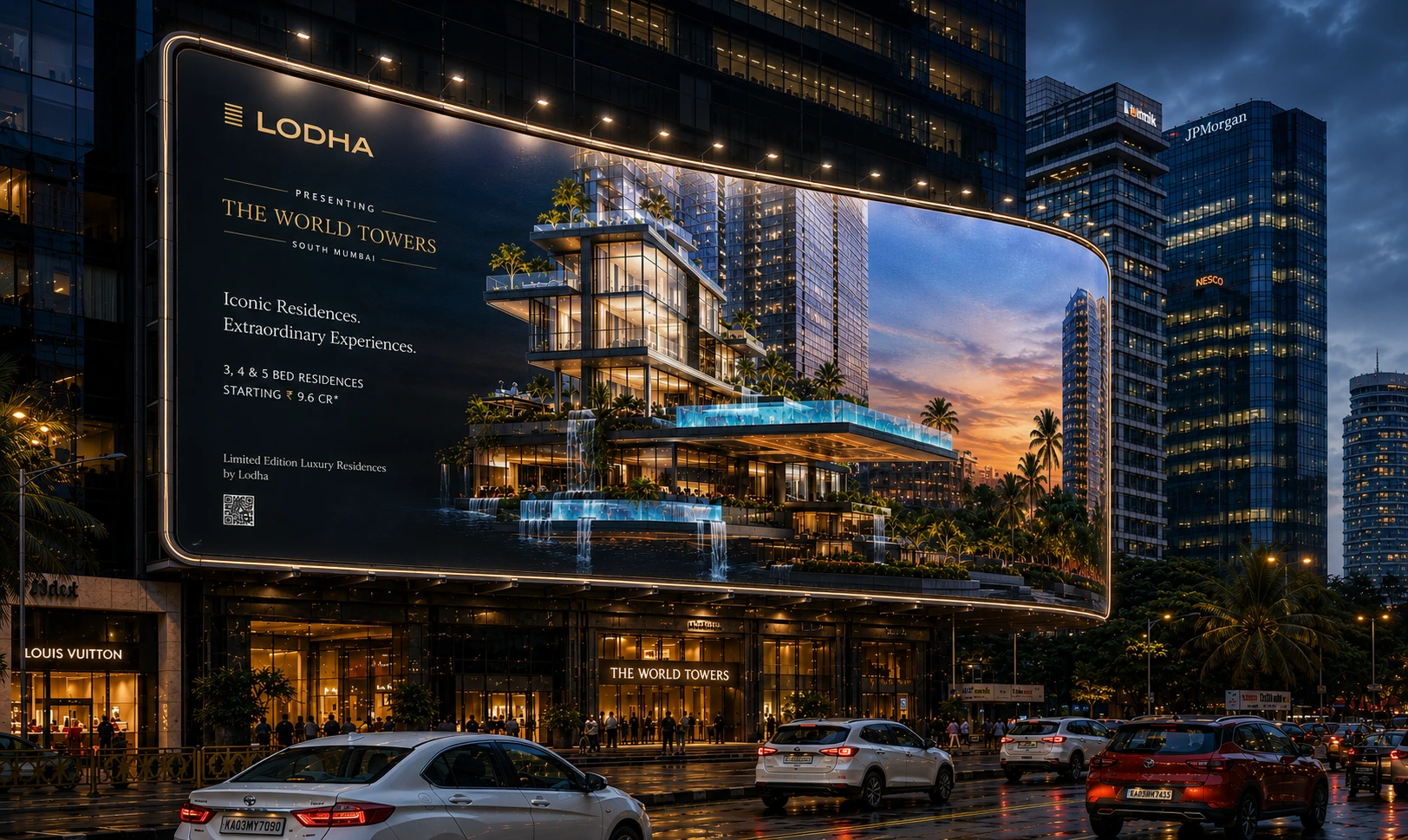 3d billboards real estate projects for event