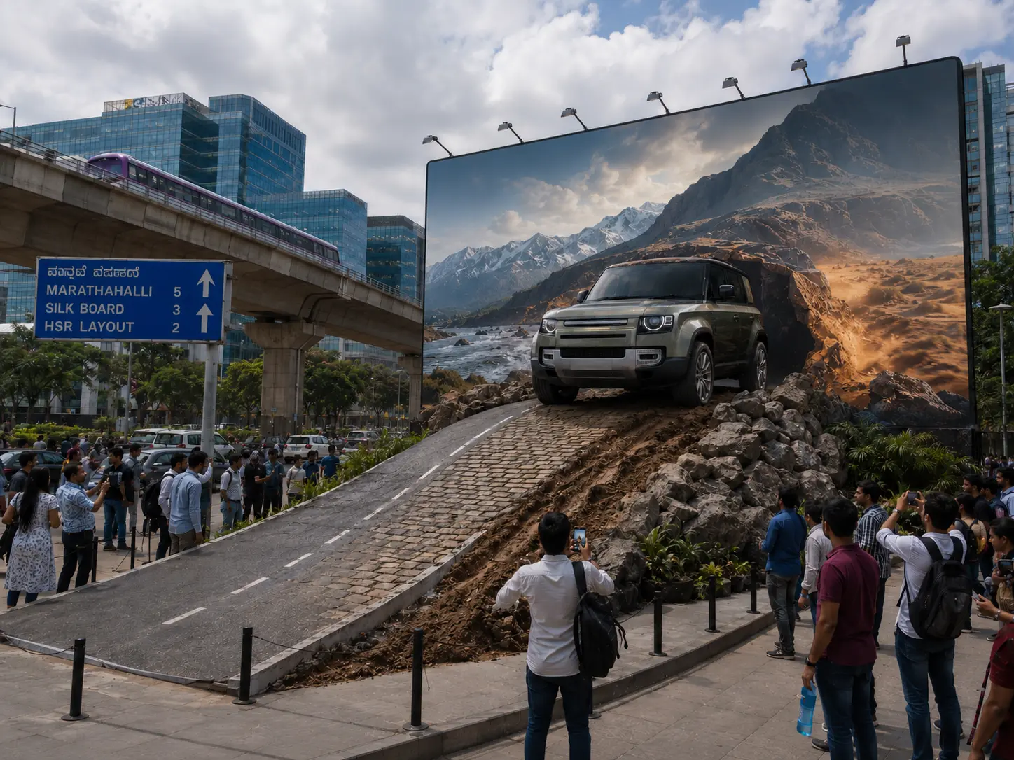 innovative marketing - actually it's an car branding image