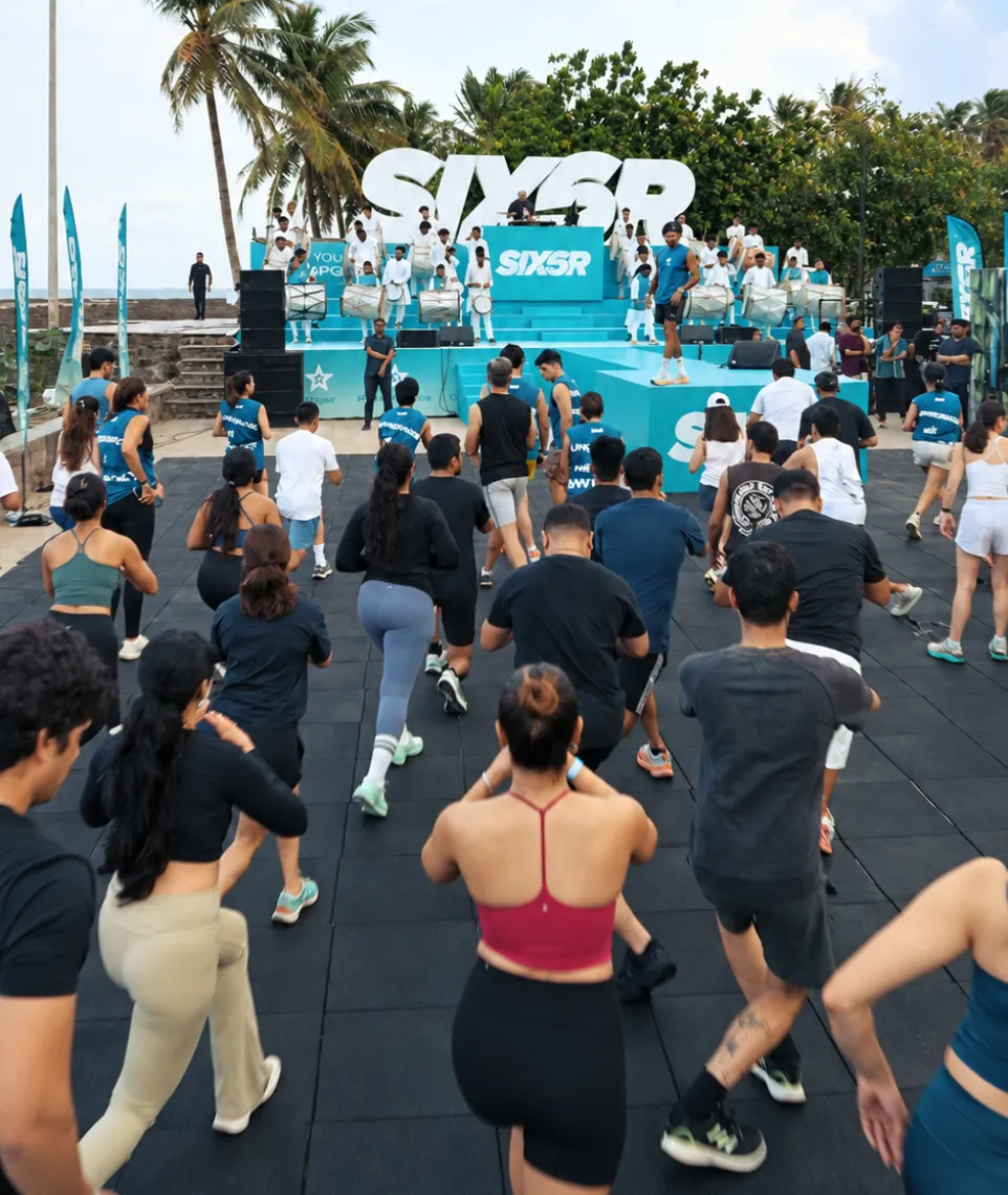 Six6r Beach Fitness Activation & Product Sampling